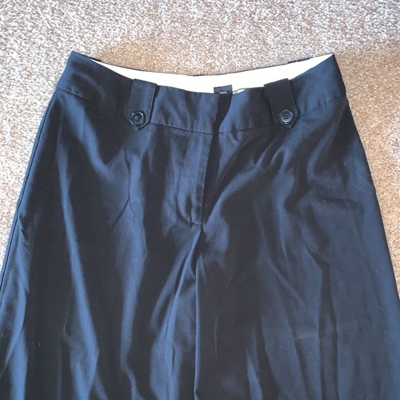 Wide Leg Black Size 8 Capris - Picture 2 of 4